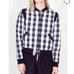 Rachel Antonoff Gingham Bomber sz S ✨